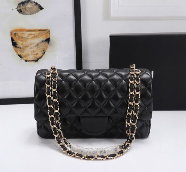 designer bags crossbody bag classic flap shoulder bag cowhide genuine leather fashion wallet gold chain shoulder bags handbags for women cc